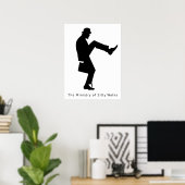 Het ministerie van Gekke Walken Poster (Thuiskantoor)