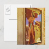 Het Minoan Palace van Knossos FRESCO Briefkaart (Voorkant / Achterkant)