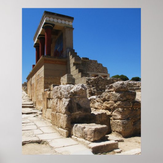 Het Minoan Palace van Knossos Poster (Voorkant)