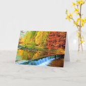 HET MIRAKEL VAN DE HERFST KAART (Gele Bloem)