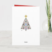 Het Mirakel van de kerstkaart van het Wekkende Wit Feestdagen Kaart (Achterkant)