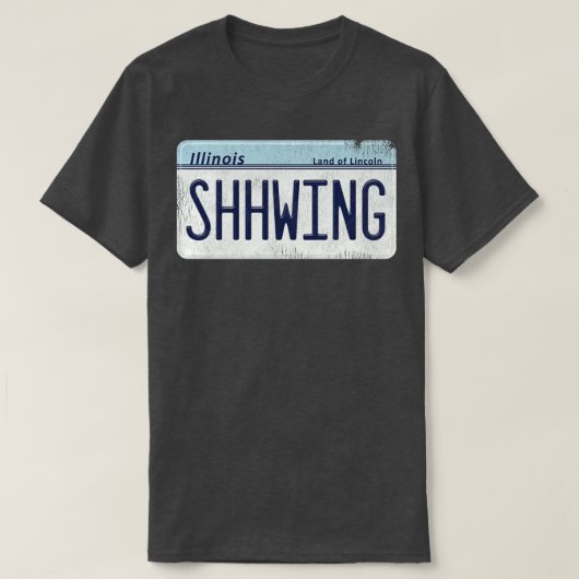 Het Mirthmobile Licentie Bord tonen T-shirt (Design voorkant)