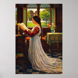 Het Missaal van John William Waterhouse Poster