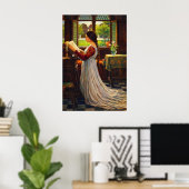 Het Missaal van John William Waterhouse Poster (Thuiskantoor)