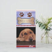 Het missen van het malplaatje van de hondfoto (Staand voorkant)