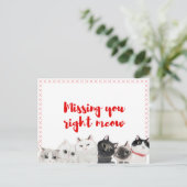 Het missen van je juiste manier briefkaart (Staand voorkant)