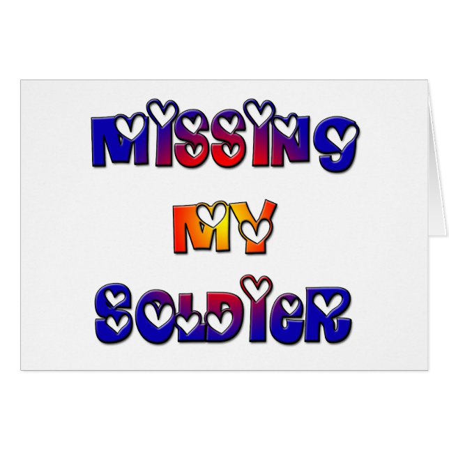 Het missen van mijn Militair (Voorkant Horizontaal)
