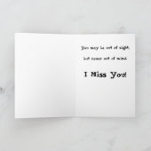 Het missen van u (Zwart Laboratorium) Kaart (Binnen)