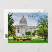 Het Missouri Capitol bedankt je Briefkaart (Voorkant / Achterkant)