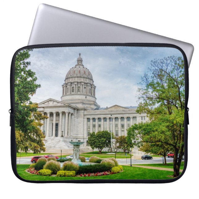 Het Missouri Capitol Laptop Sleeve (Voorkant)