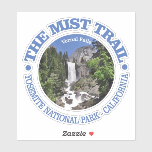 Het mist-spoor sticker (Vel)