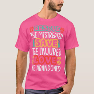 Het mistrede redden redt de gewonde liefde voor de t-shirt
