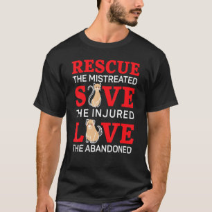 Het mistrede redden redt de gewonde liefde voor de t-shirt