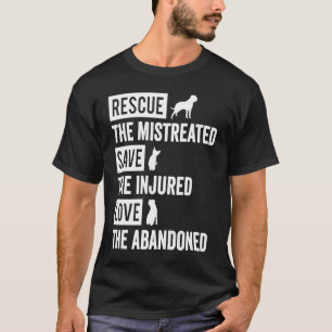 Het mistrede redden redt de gewonde liefde voor de t-shirt