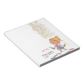 Het Mitzvah-Notitieblok van Hebreeuwse Meisjes Notitieblok (Schuin)