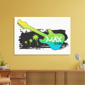 Het Mitzvah-teken van MAX in Board2 Canvas Afdruk (Insitu (Woonkamer))