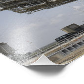 Het mobiele lanceerplatform wordt bewogen foto afdruk (Hoek)