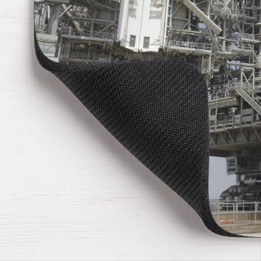 Het mobiele lanceerplatform wordt bewogen muismat (Hoek)