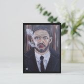 Het Mobster-schilderij van Alfred Fox Briefkaart (Staand voorkant)