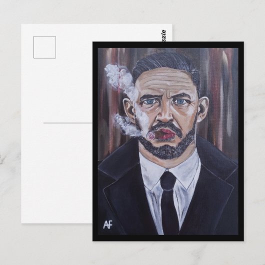 Het Mobster-schilderij van Alfred Fox Briefkaart (Voorkant / Achterkant)