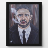 Het Mobster-schilderij van Alfred Fox Fotoplaat (Voorkant)