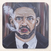 Het Mobster-schilderij van Alfred Fox Kartonnen Onderzetters (Voorkant)