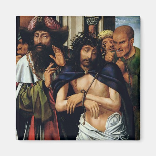 Het Mocking van Christus (olie op het paneel) (zie Magneet (Voorkant)