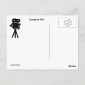 Het model Opeenschuiven Briefkaart (Achterkant)