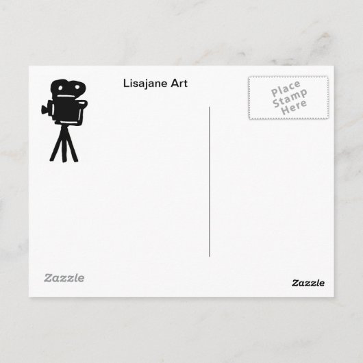 Het model Opeenschuiven Briefkaart (Achterkant)