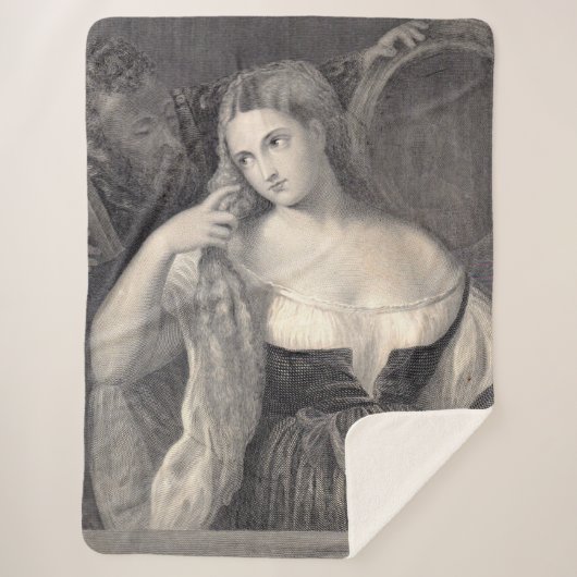 Het model sherpa deken (Voorkant)