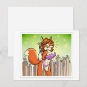 Het model Tank Vixen Briefkaart (Voorkant / Achterkant)