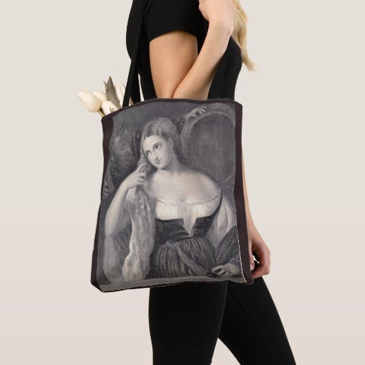Het model tote bag (Dichtbij)