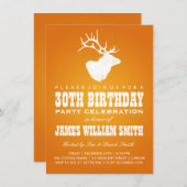 Het moderne 30ste Sinaasappel van de Herten van de Kaart (Voorkant / Achterkant)