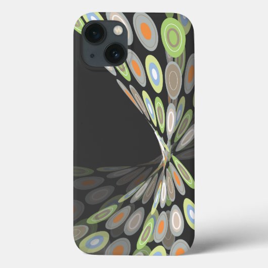 Het moderne Abstracte Digitale Artistieke Omhulsel Case-Mate iPhone Case (Achterkant)