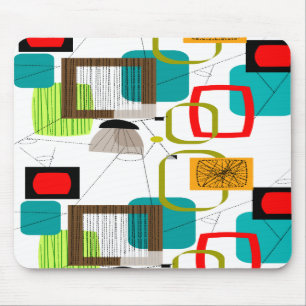 Het Moderne Abstracte Ontwerp van het midden van Muismat