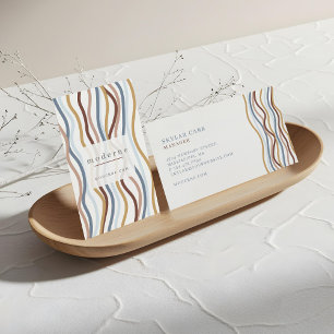 Het moderne Abstracte Ontwerp van het Patroon van  Visitekaartje