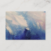 Het moderne Abstracte Paarse Visitekaartje (Achterkant)