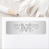 Het moderne Adres van de Terugkeer van de Gradiënt Etiket (Insitu)