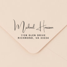 Het moderne Adres van de Terugkeer van het Manuscr