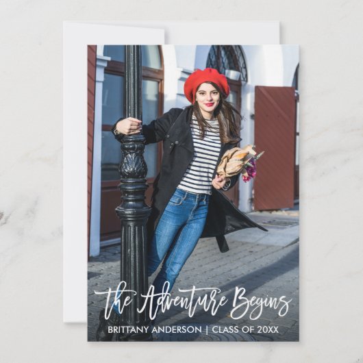 Het moderne Adventure van het Afstuderen van het M Aankondiging (Voorkant)