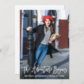 Het moderne Adventure van het Afstuderen van het M Aankondiging (Voorkant / Achterkant)