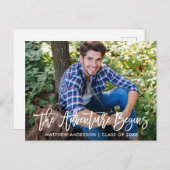 Het moderne Adventure van het Manuscript van de Bo Briefkaart (Voorkant / Achterkant)