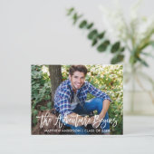 Het moderne Adventure van het Manuscript van de Bo Briefkaart (Staand voorkant)