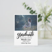 Het moderne Afstuderen Manuscript bewaart de Foto  Briefkaart (Staand voorkant)