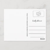 Het moderne Afstuderen Manuscript bewaart de Foto  Briefkaart (Achterkant)