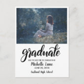 Het moderne Afstuderen Manuscript bewaart de Foto  Briefkaart (Voorkant)