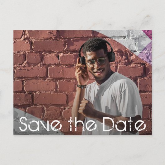 Het moderne Afstuderen van de Foto van het Manuscr Briefkaart (Voorkant)