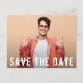 Het moderne Afstuderen van de Foto van het Manuscr Briefkaart (Voorkant)