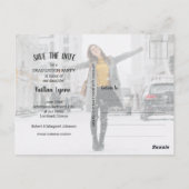 Het moderne Afstuderen van de Foto van het Manuscr Briefkaart (Achterkant)