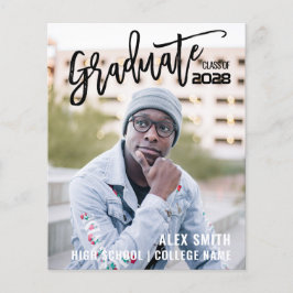 Het moderne Afstuderen van de Foto van het Manuscr Flyer